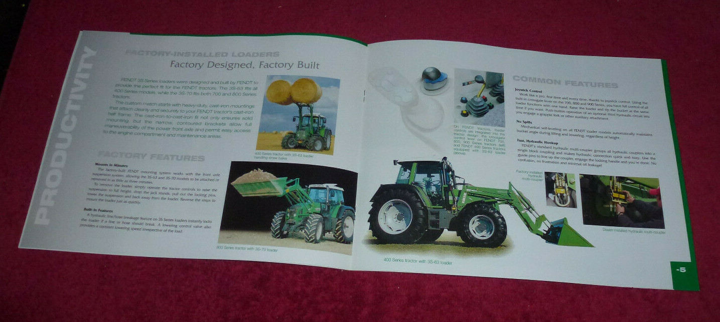Fendt Loaders Brochure Booklet
