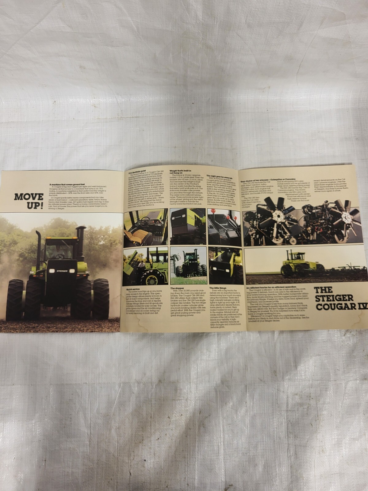 Original Steiger Cougar IV Tractor Brochure