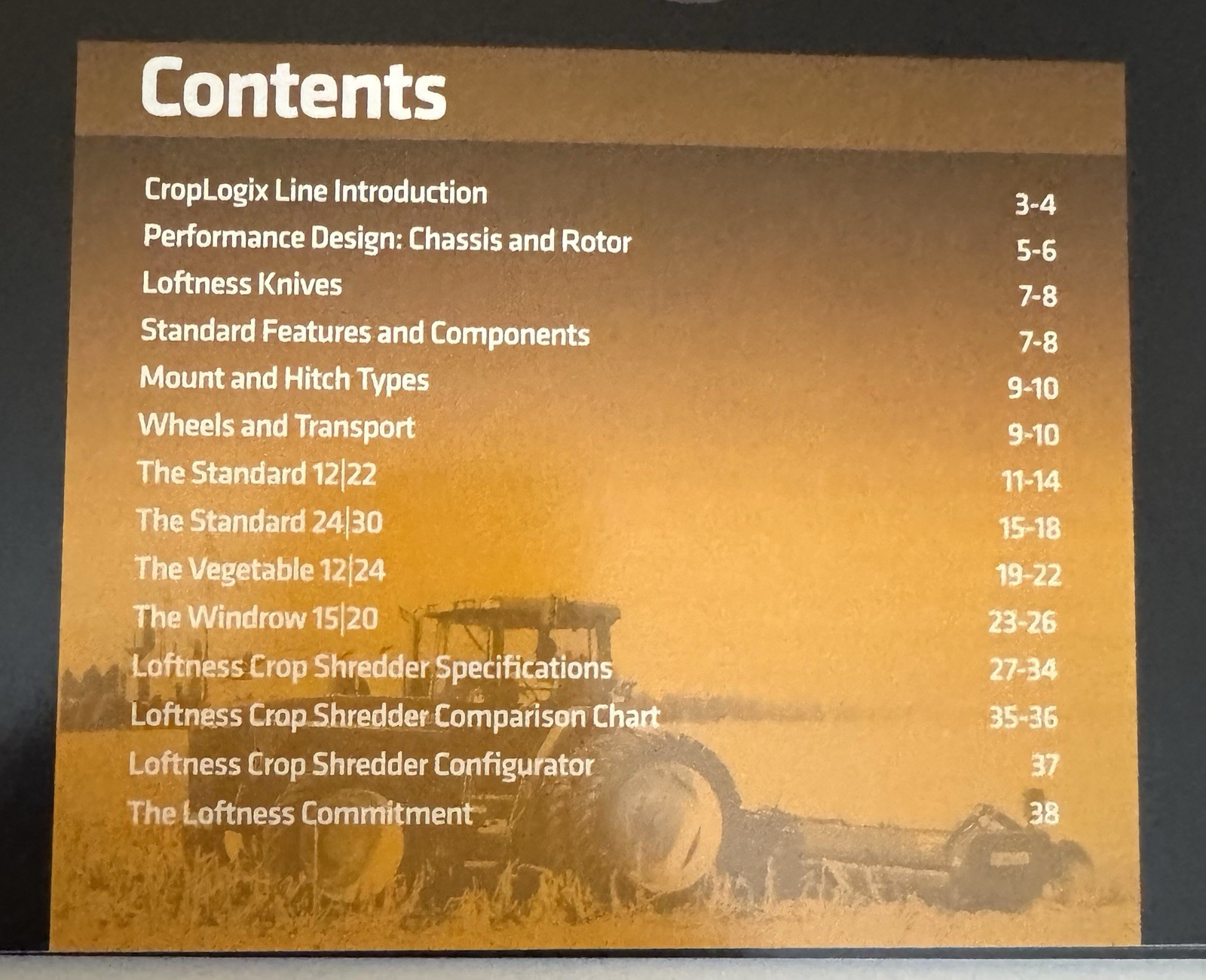 Loftness Farm Agricultural Equipment 2012 Crop Residue Equipment Sales Brochure