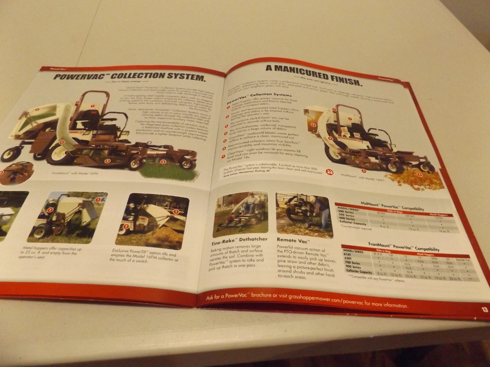 GRASSHOPPER TRUE ZEROTURN COMMERCIAL MOWERS, LIT # 0311-170470 2011