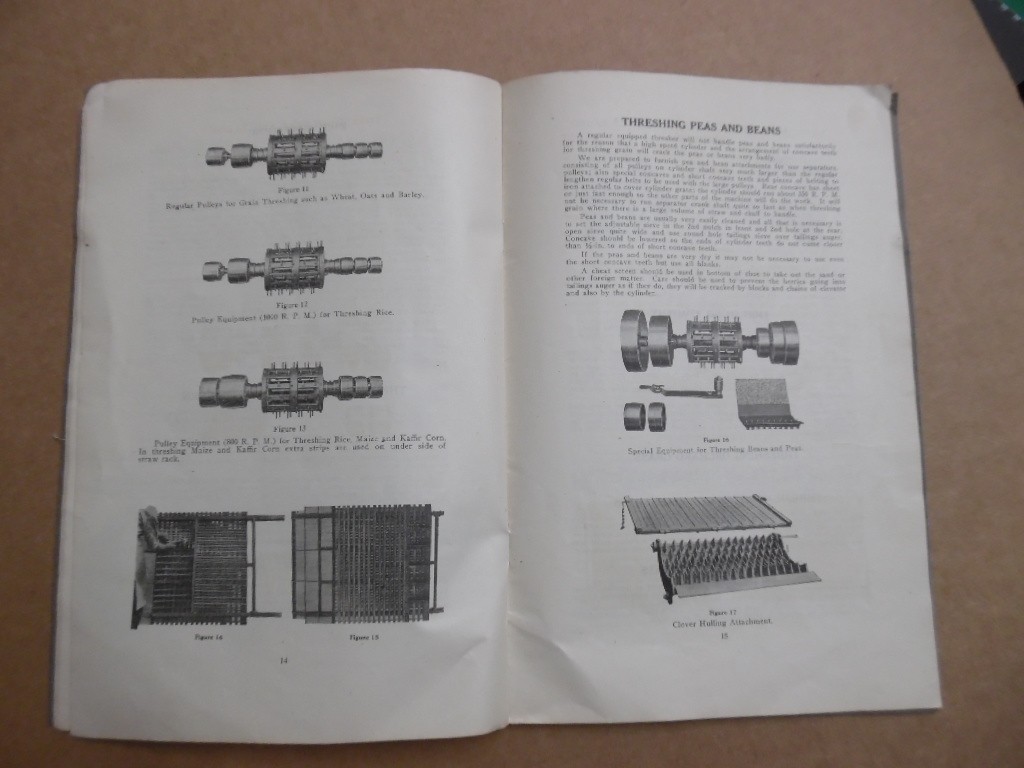 1921 Avery Thresher Instruction Book Manual Yellow-Kid More Peoria IL ORIGINAL