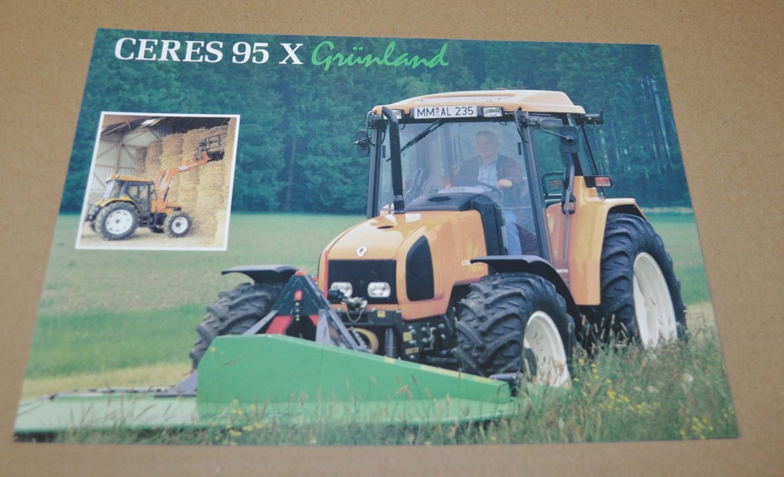 Renault Ceres 95 X Tractor Agricultural Machinery Brochure Prospekt DE