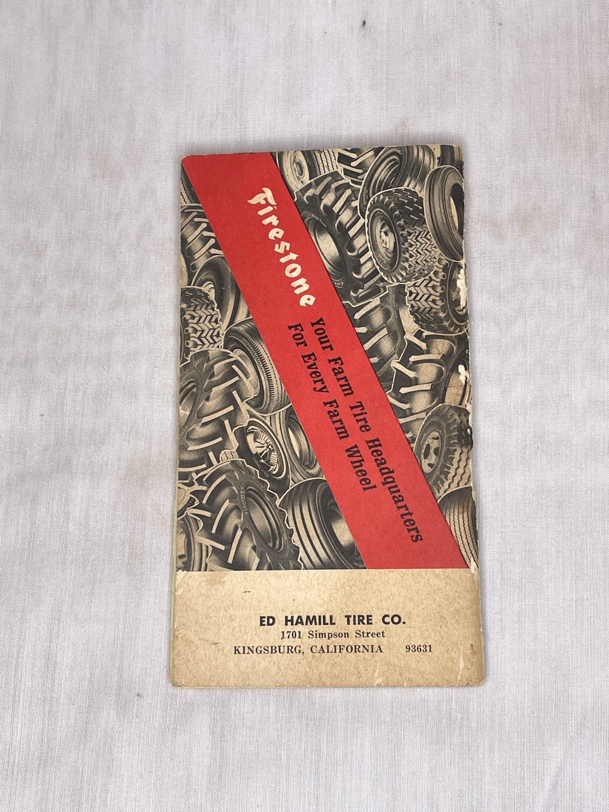 1967 Firestone Farm Notebook Tractor Tire Advertising Ed Hamil California
