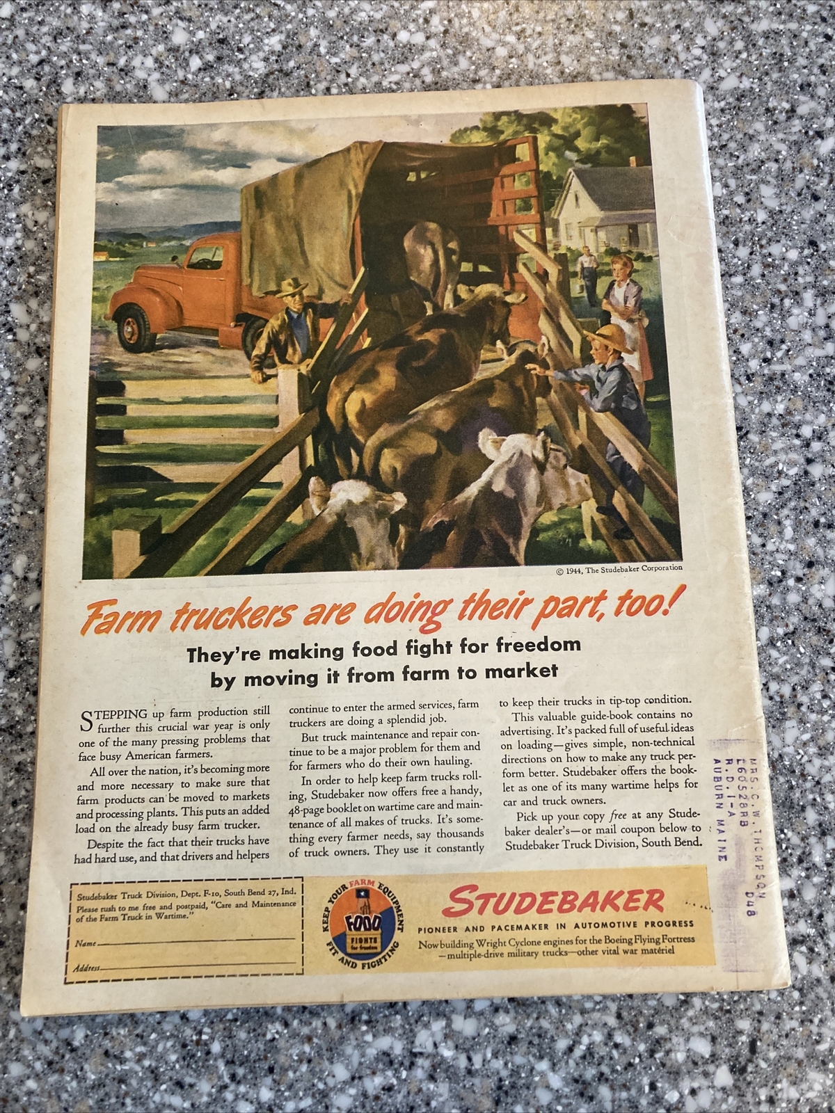 FARM JOURNAL AND FARMER&rsquo;S WIFE MAGAZINE MAY 1944