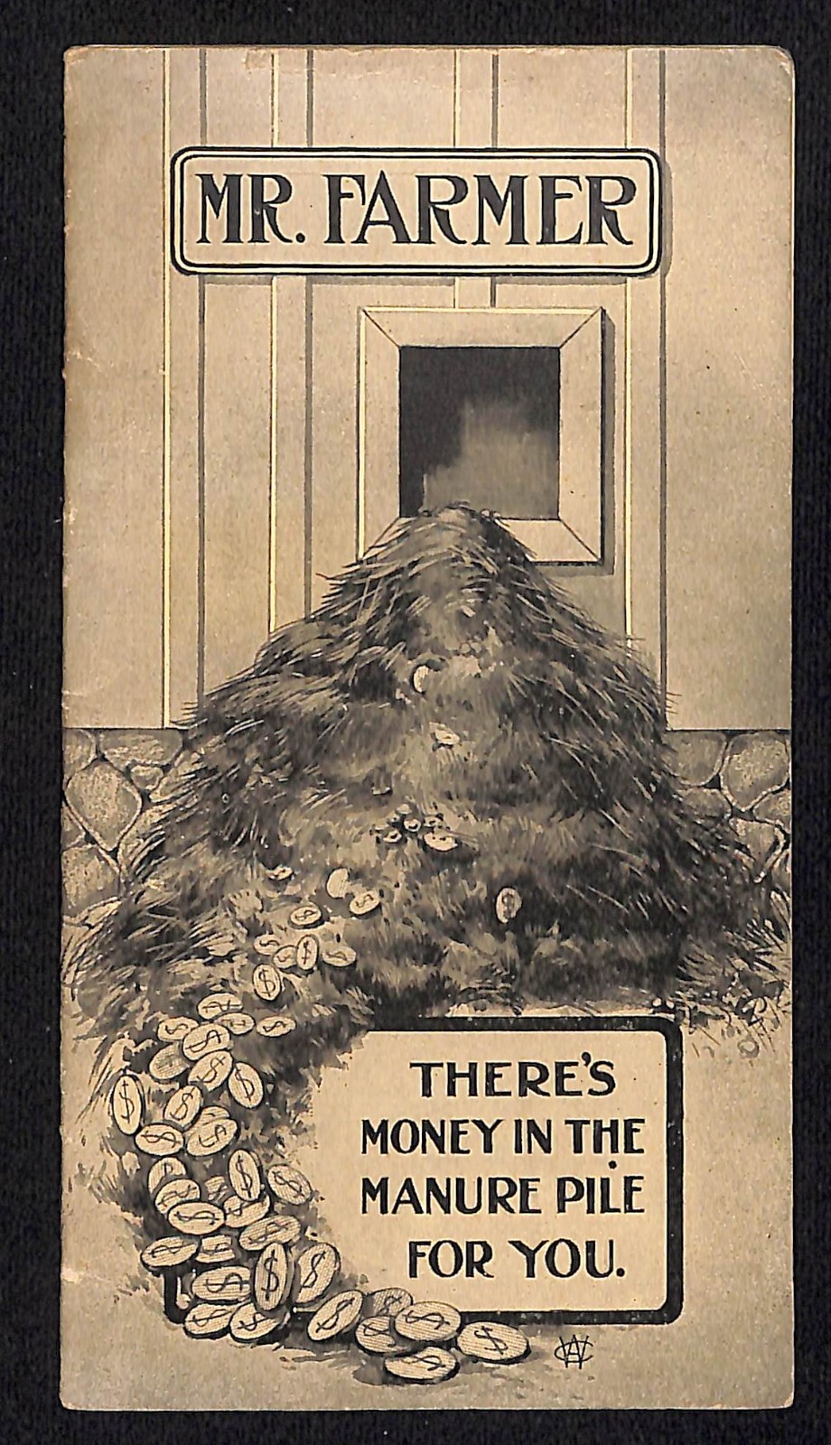 J.S. Kemp Mfg Co « ..Money in the Manure.. » Catalog / Brochure c1905-10 Scarce