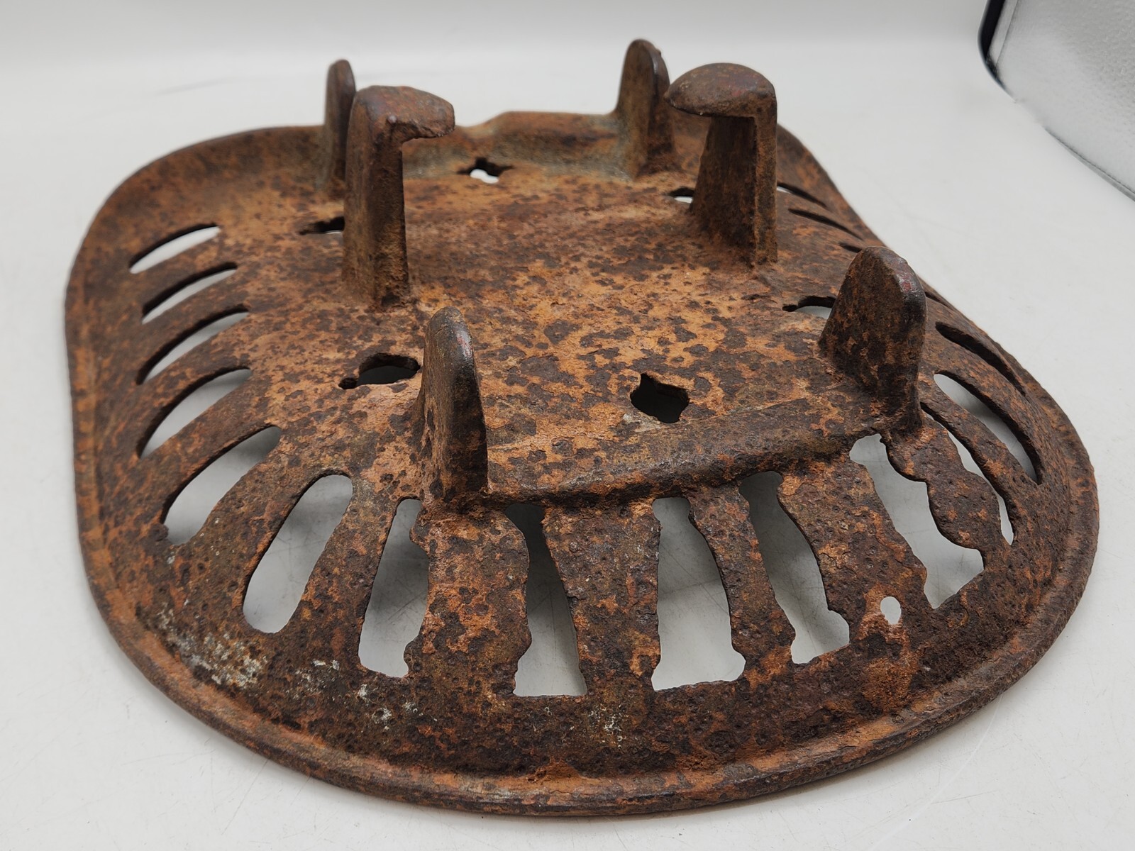 Vintage/Antique Dains Tractor Plow Implement Farm Equipment Seat Cast Iron Metal