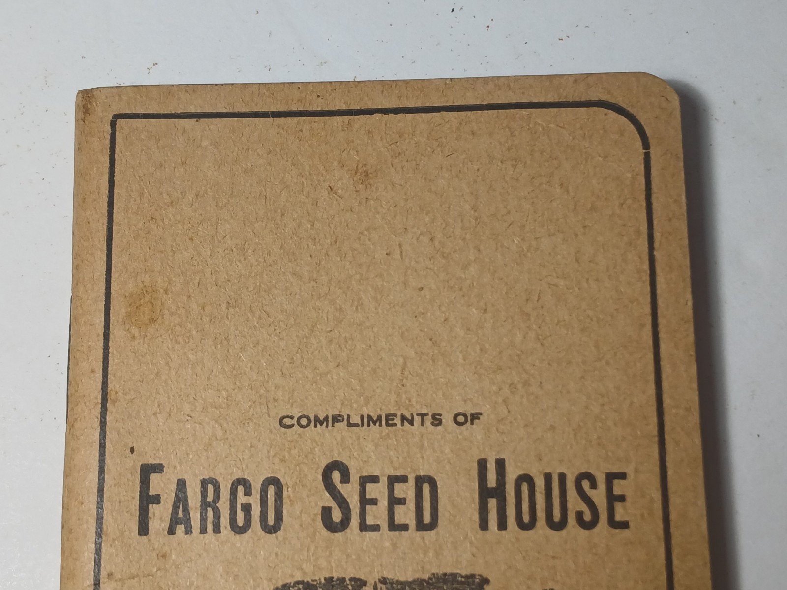 1913 Vintage Antique Fargo North Dakota Seed House Farm Ledger Book Magill & Co.