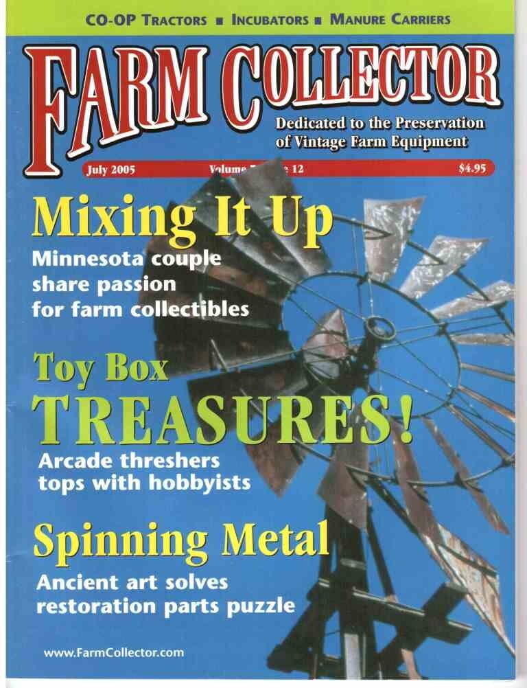 CO-OP tractors, Louden Manure Carrier, Arcade Toy Threshers