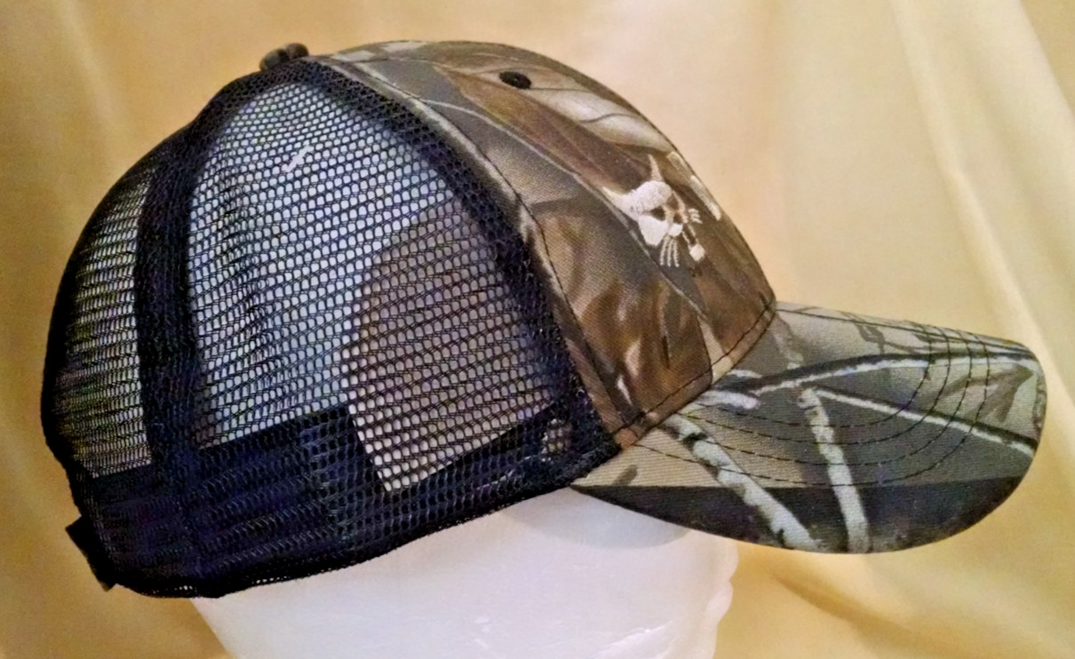 Bobcat Hat Baseball Ball Cap New Camouflage Camo Mesh Adj RealTree Hardwoods