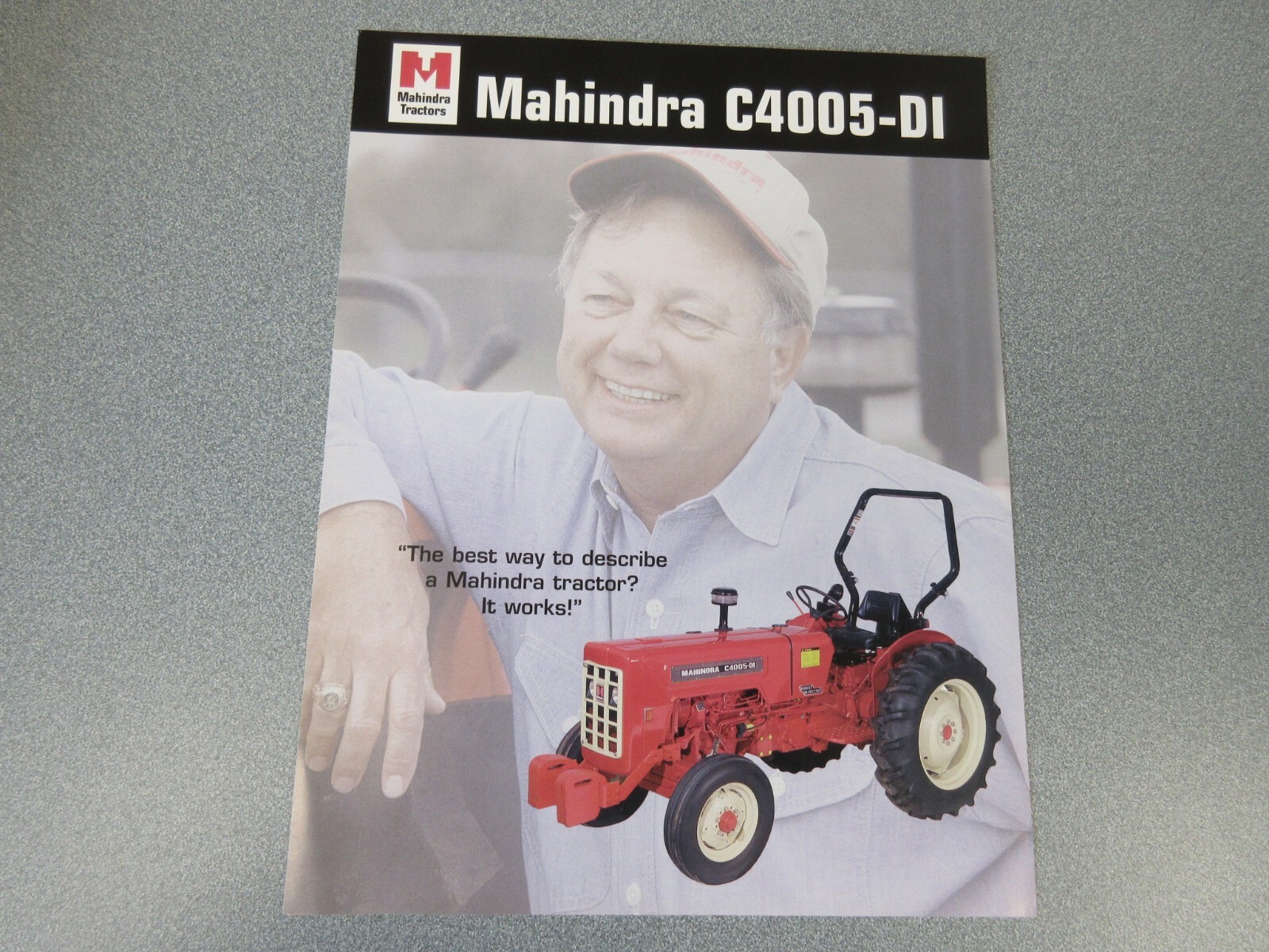 Mahindra C4005-DI Tractor Brochure 2 Page