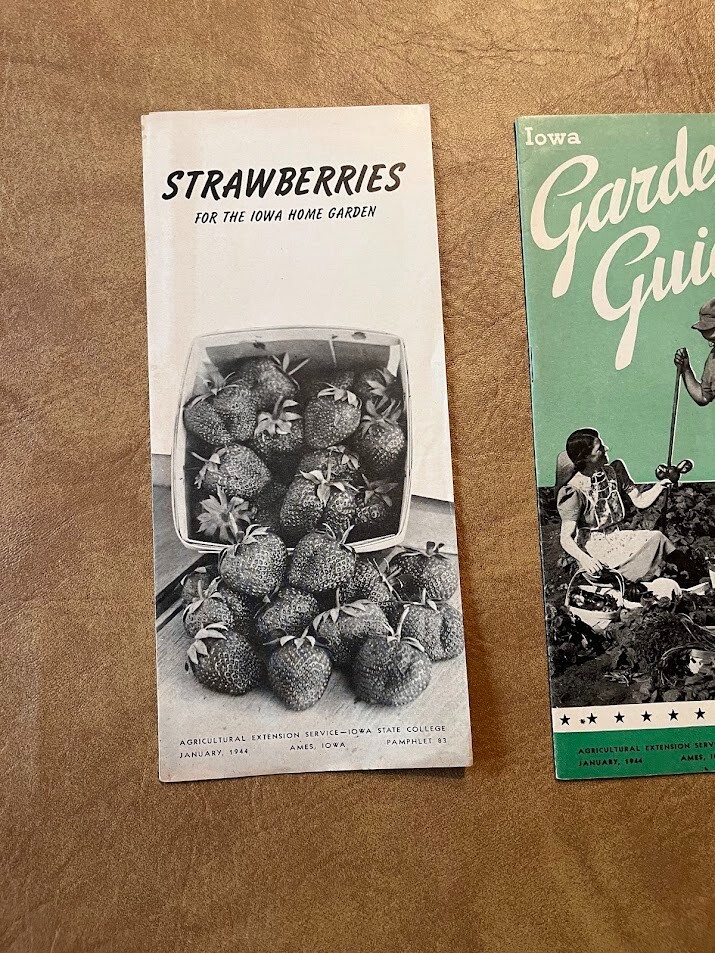 Vintage 1944 Iowa State College Agricultural Ext. Service Pamphlet Lot of 4