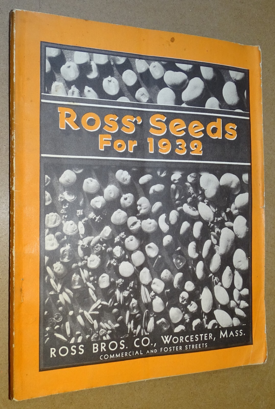 1932 Ross Bros. Catalog (Seeds, Tools, Farm Equipment, Mowers, etc) Worcester MA