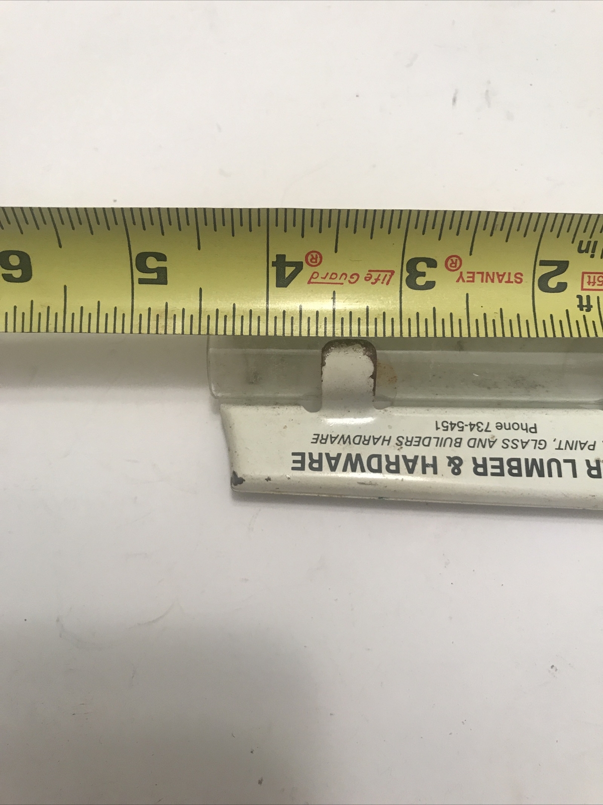 Vintage Advertising Rain Gauge, Dexter Lumber & Hardware, Used, Free Ship