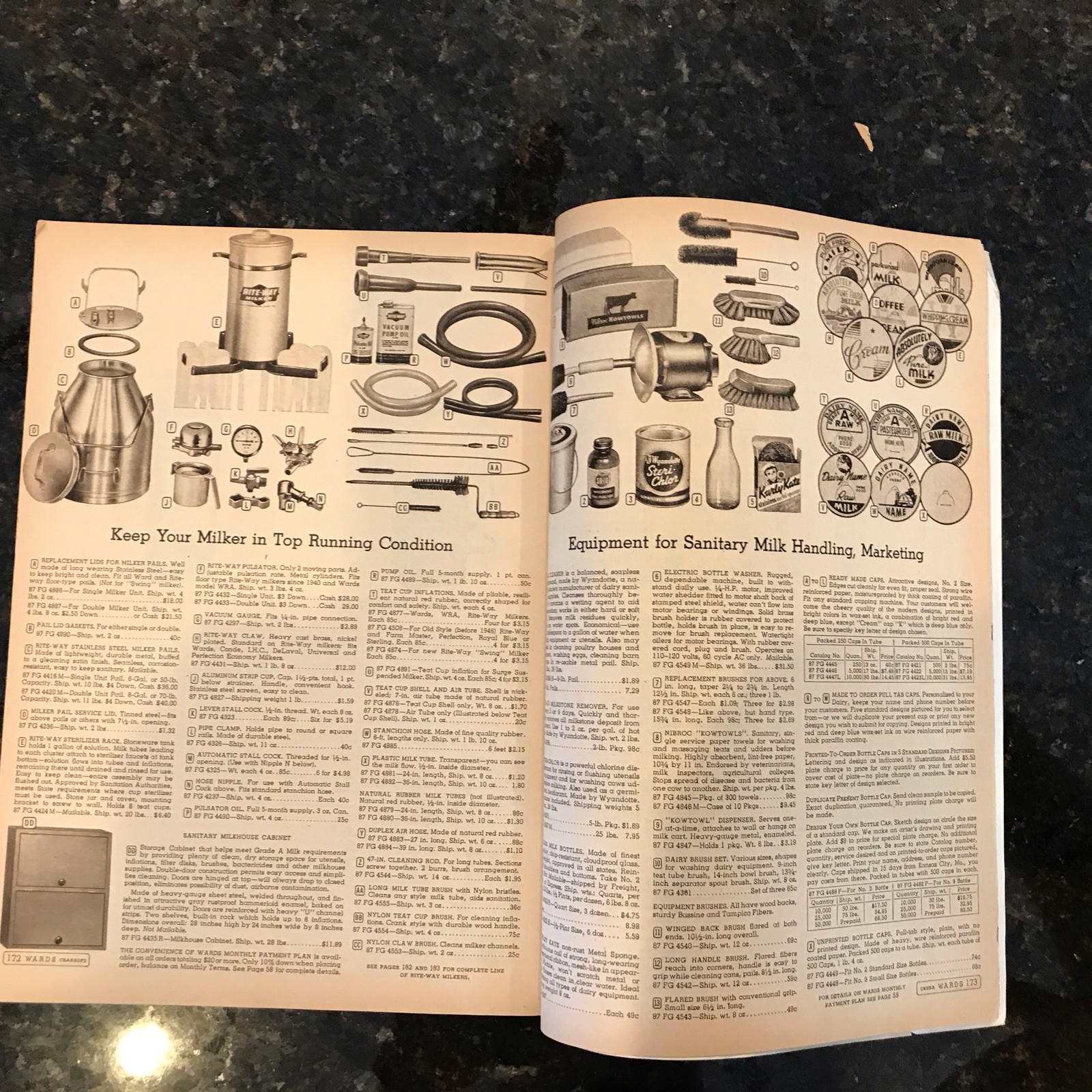 1954 Montgomery Ward Farm Equipment Book Catalog