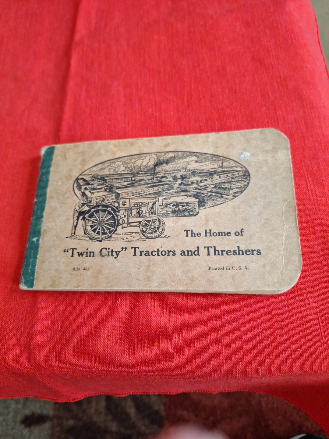 1930’s Twin City Tractors Threshers Note Book, Minneapolis Steel and Machinery