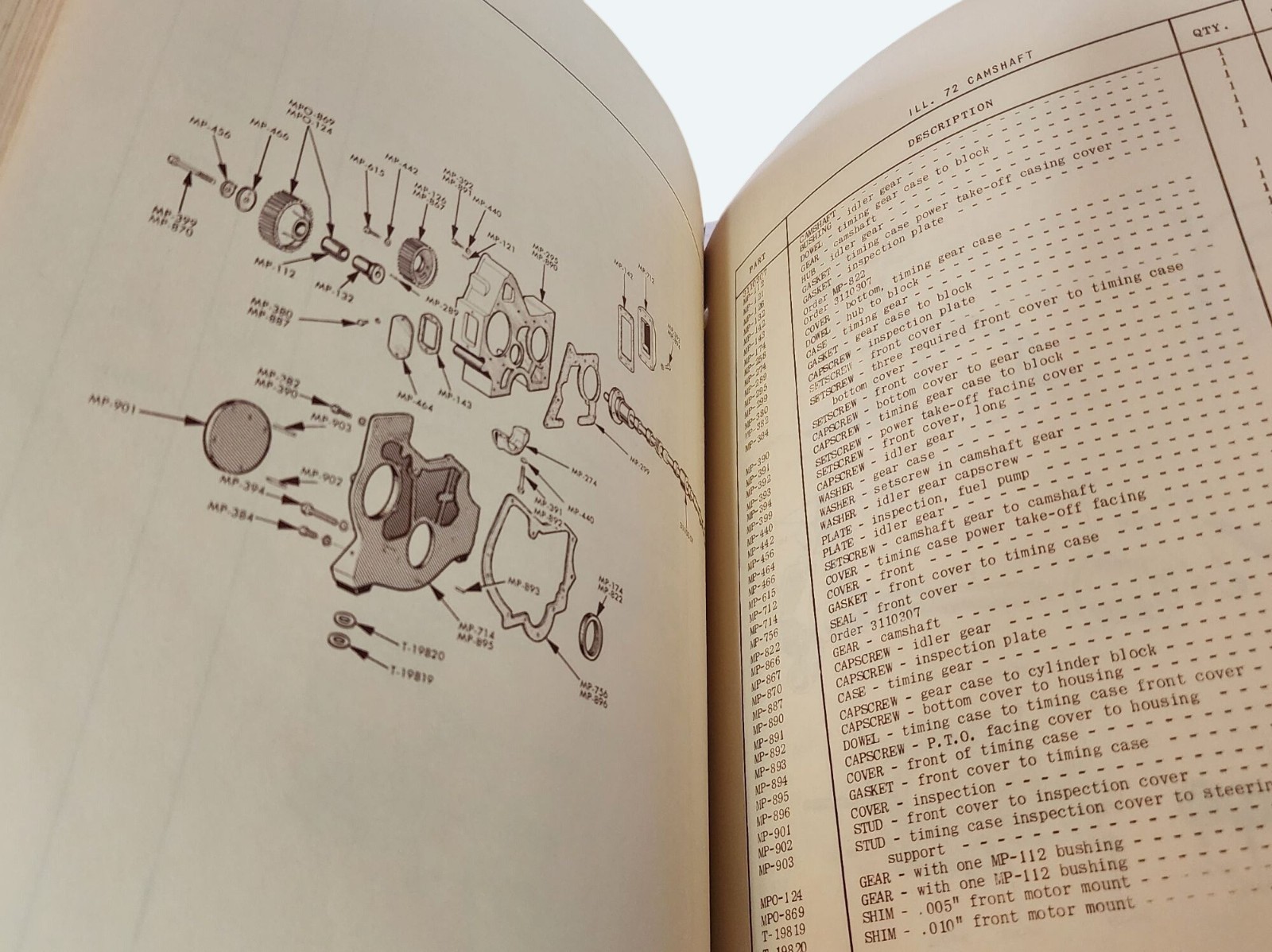 Cockshutt Diesel Tractor 560 Parts List Manual Vintage 1960s Exploded Views