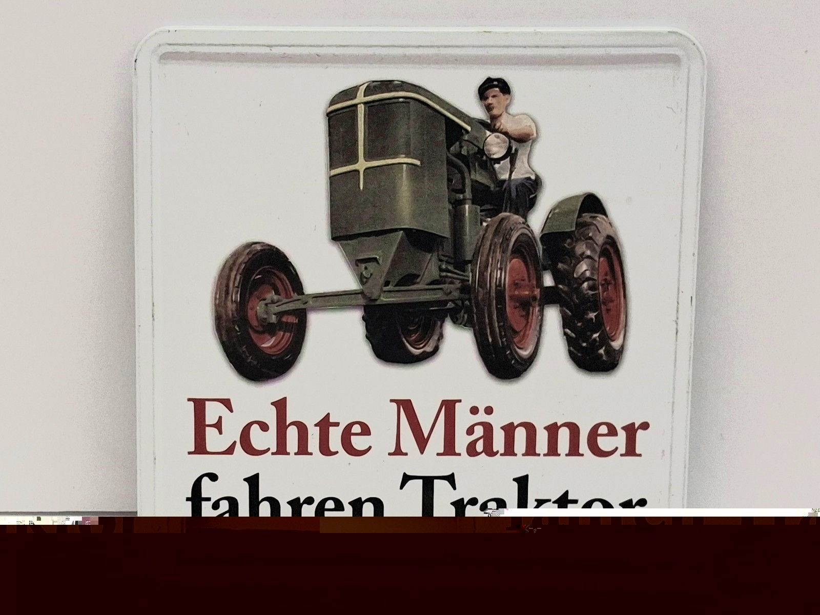 Deutz Tractor Metal Coaster Echte Manner Fahren Traktor Real Men Drive Tractors