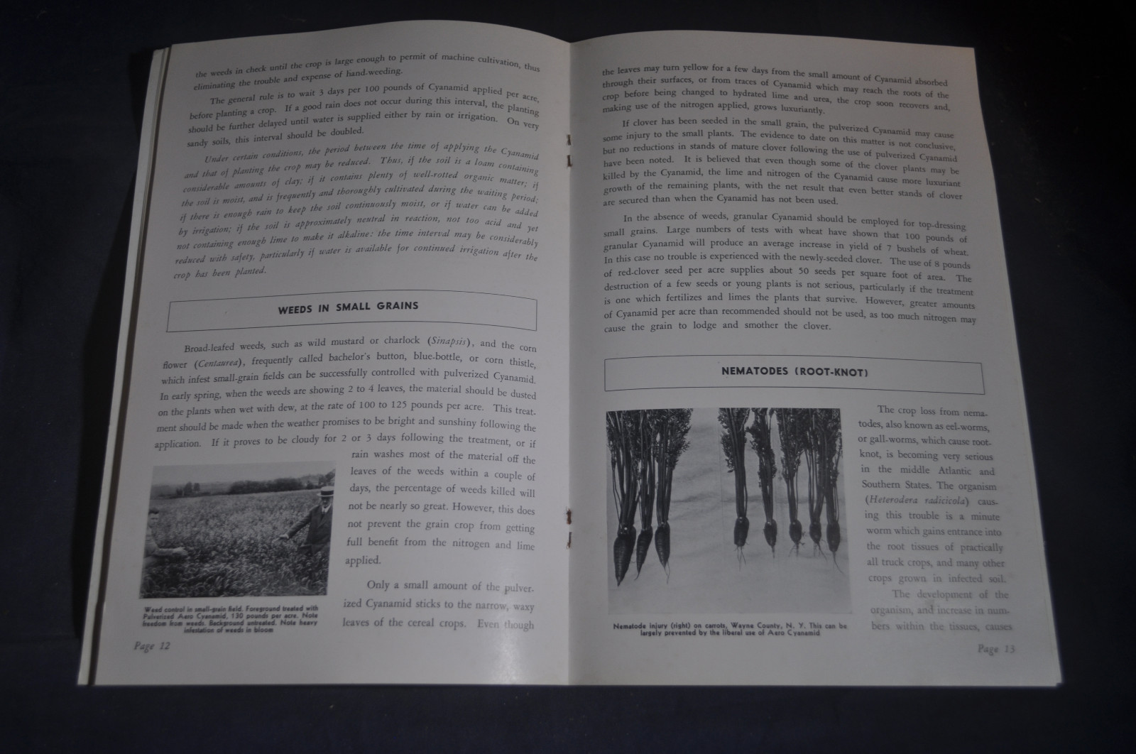1932 The Cyanamid Plan For Soil Sterilization & Weed Control Brochure