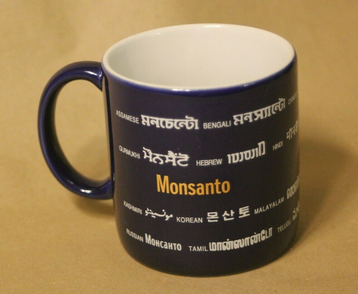 Monsanto Agricultural Chemical Company Multi-Language Ceramic Coffee Cup Mug