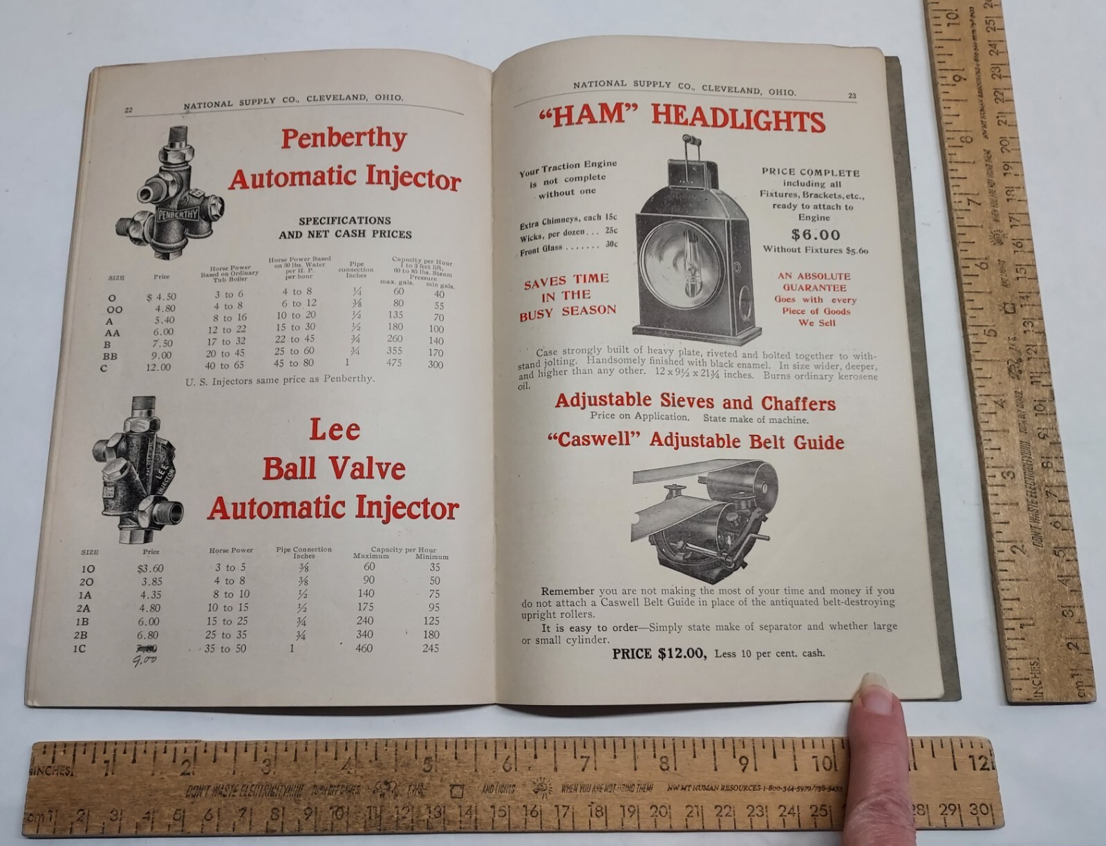 NATIONAL SUPPLY CO – Thresher and Mill Supplies – CATALOGUE No 72 -listing #7369