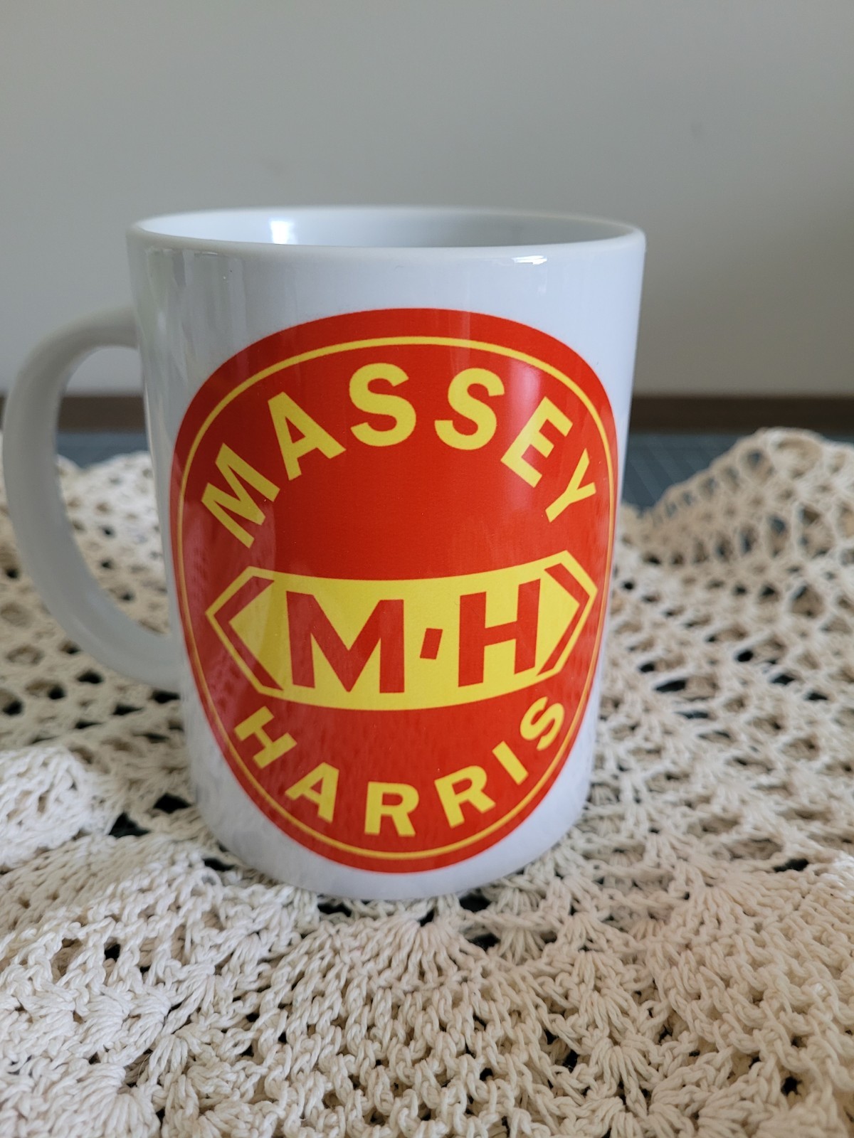 Massey Harris logo Tractor 15 Ounce Sublimated Coffee Mug