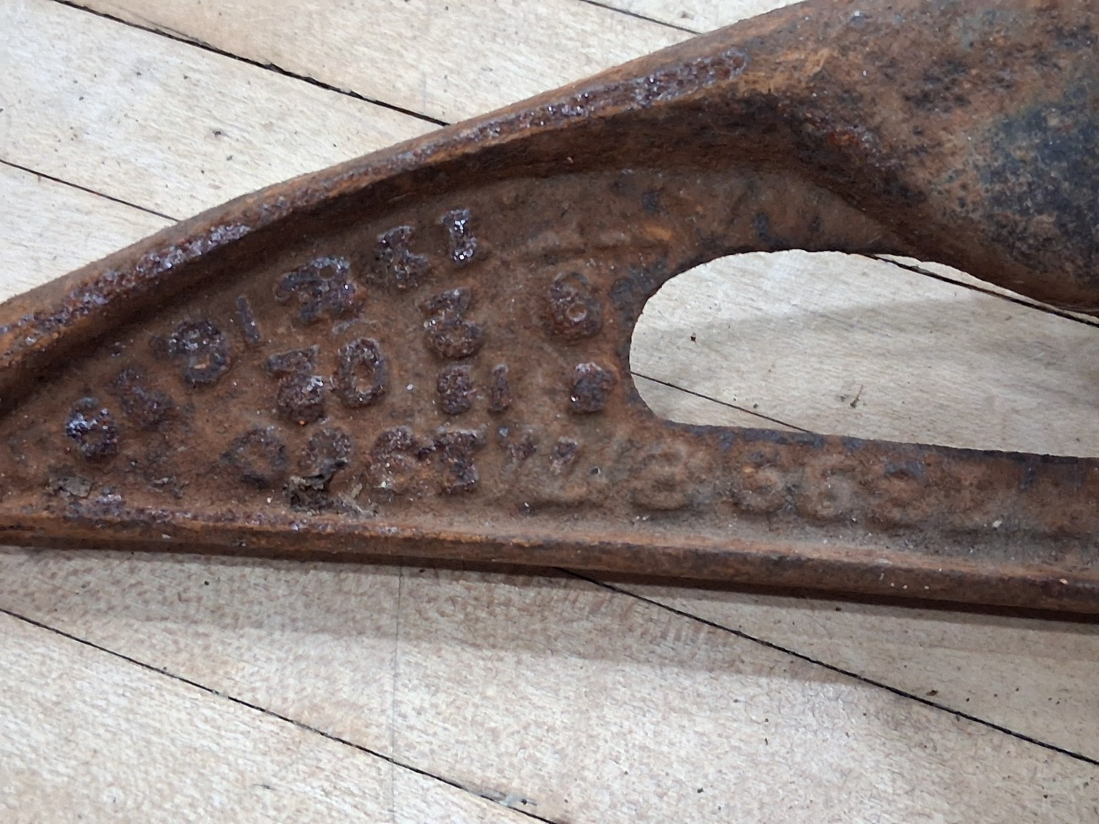 W Gatermann Mfg Crop Lifter Plow Point Manitowoc WI Farm Implement Antique