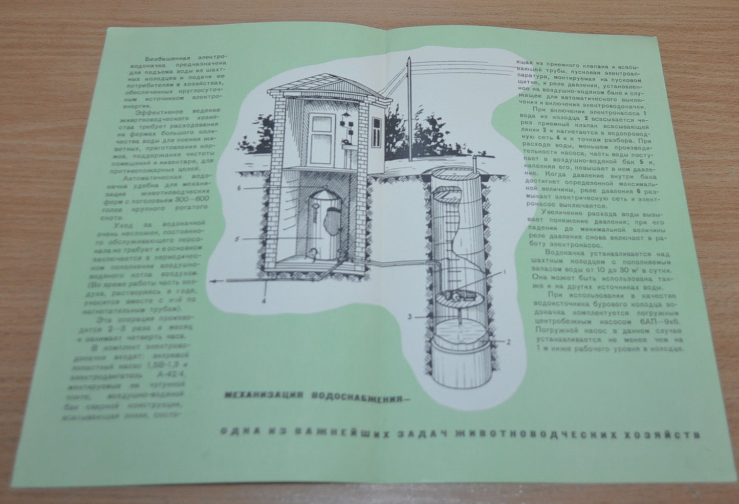 1959 Electrical tower without Electrical water tower Russian Brochure Prospekt