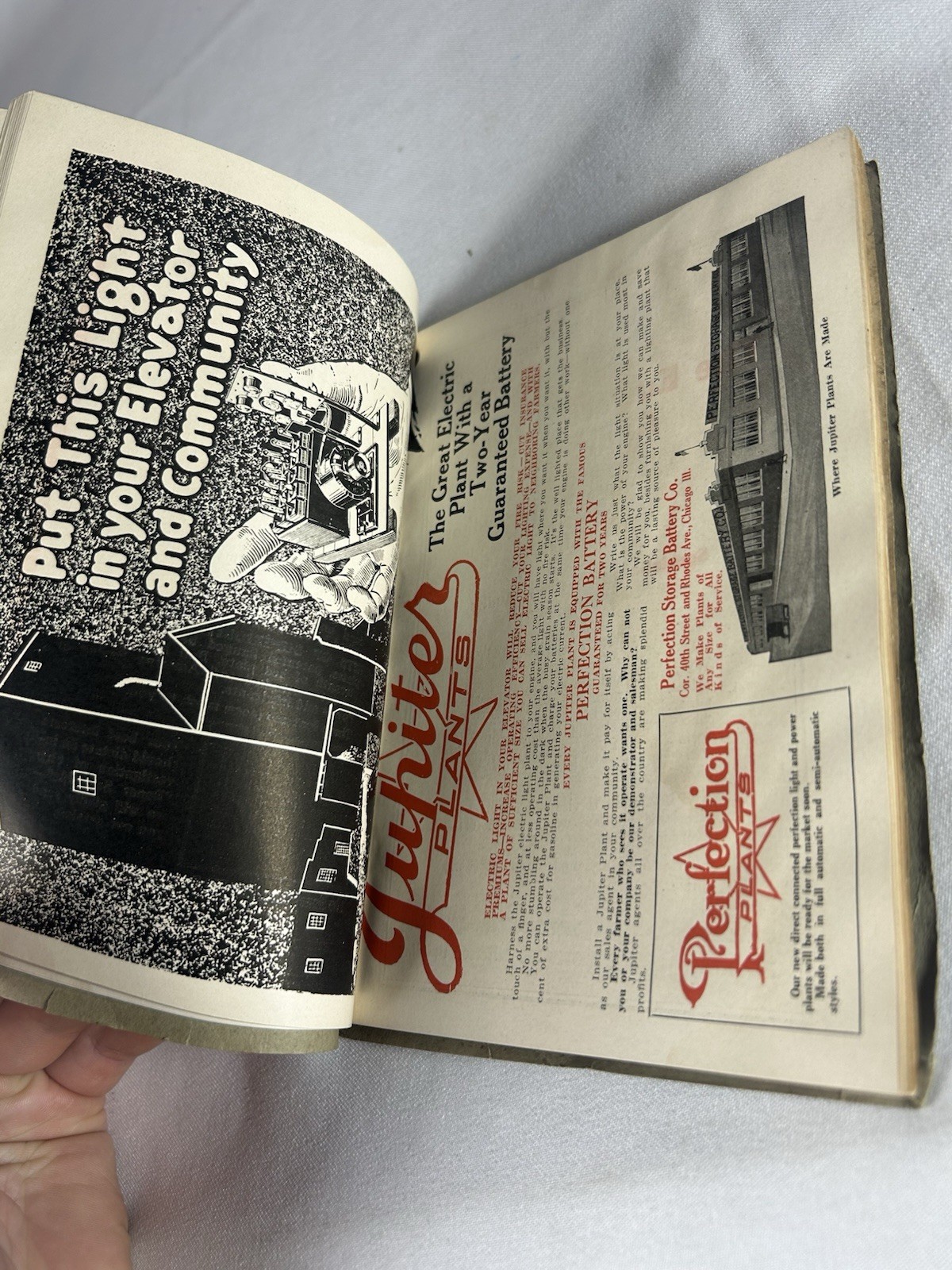 Antique 1918 Grain Mans Market Place Buyers Guide Chicago Industrial Advertising