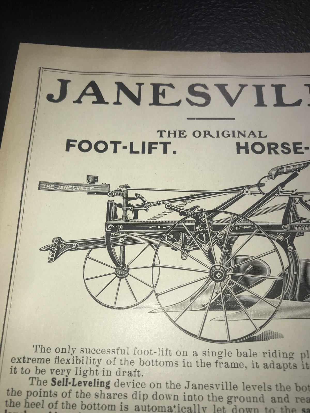 1908 Janesville Farm Implement Advertising – Wisconsin
