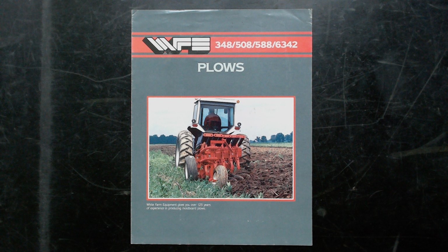 White Farm Equipment Plows Brochure Vintage Agriculture 1980s