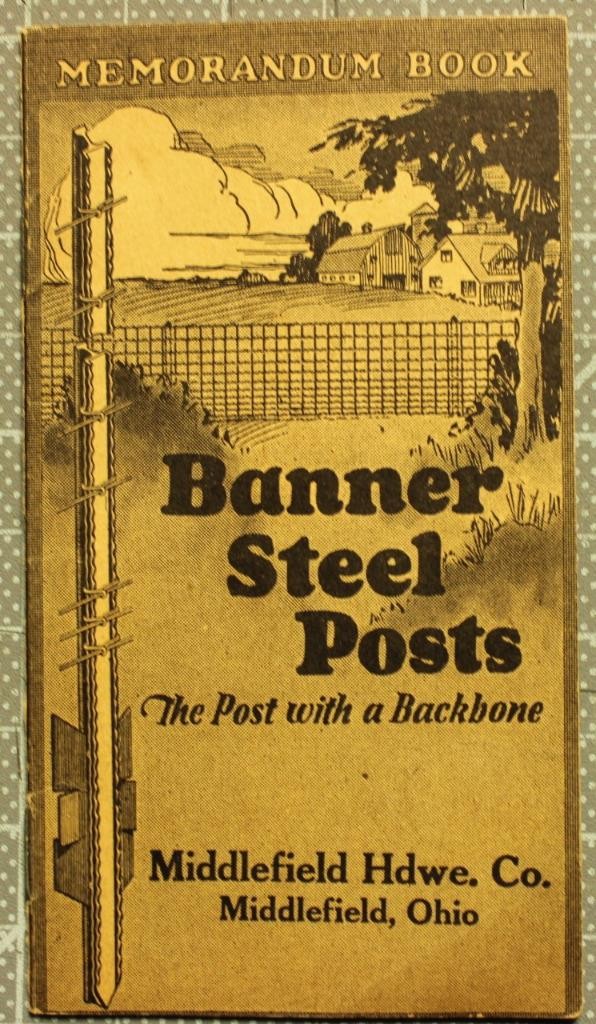 5Different Ag Related Pocket Note Books Funks Royster AM FenceBanner Baugh tra29