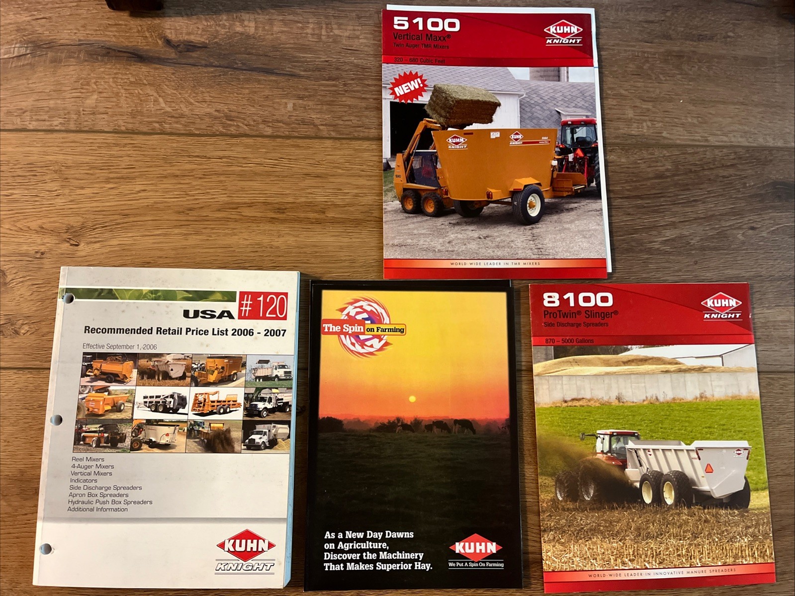 2006-2007 KUHN Farming Retail Price List USA Farming Brochures