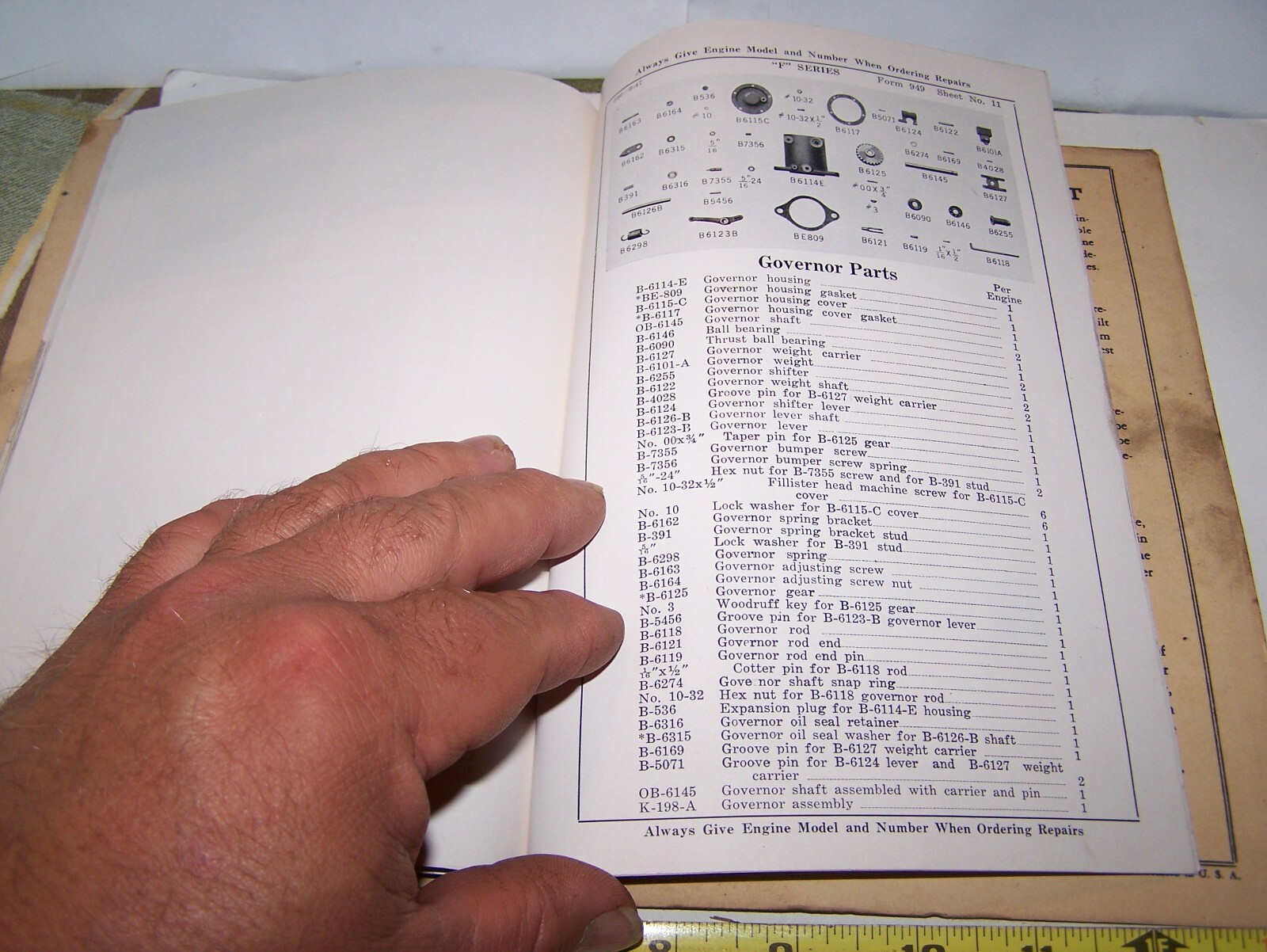 WAUKESHA FC Tractor Engine Power Unit Parts Book List Hit Miss Gas Engine Steam