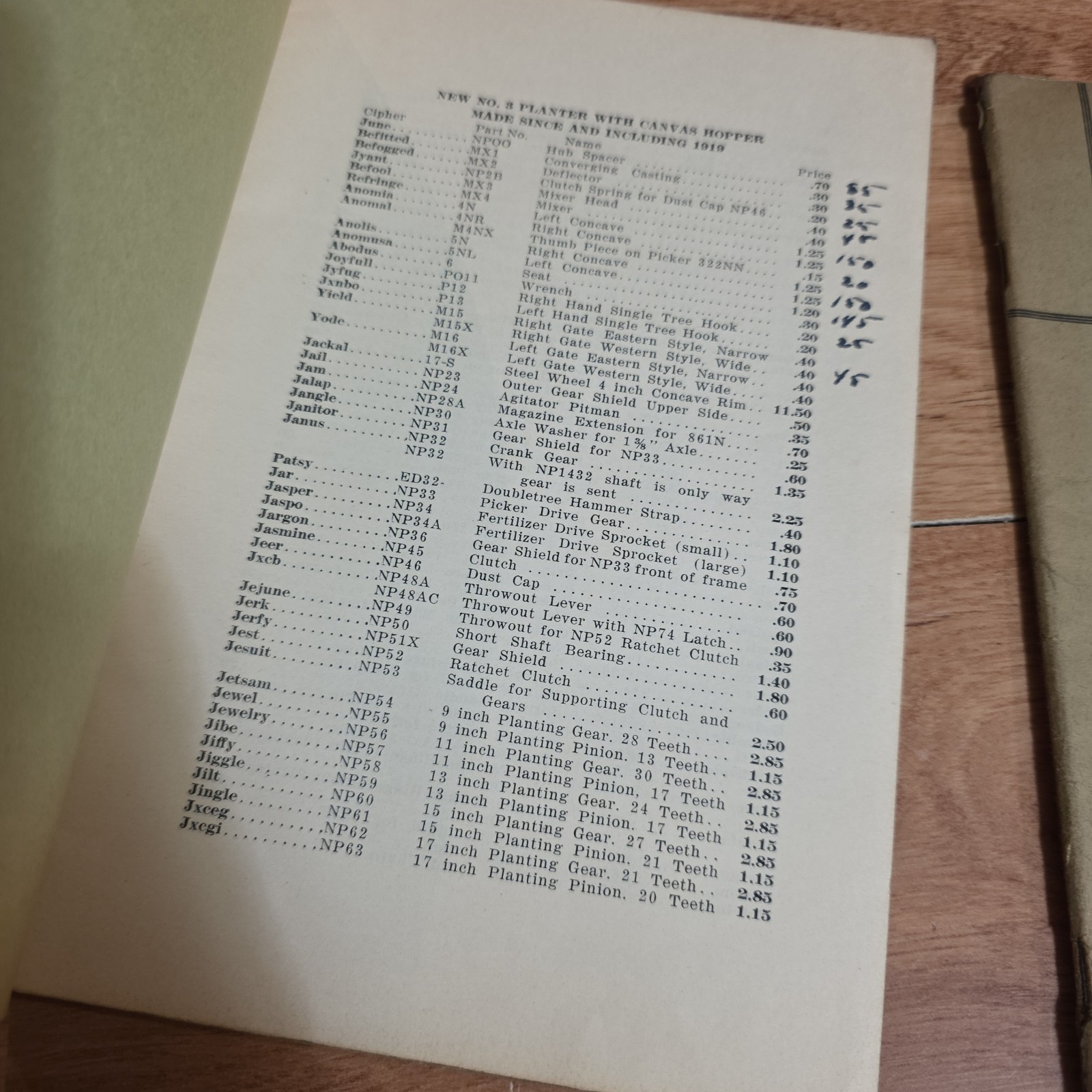 2 Vintage Aspinwall Watson Potato Planters Advertising Price List Farm Catalog