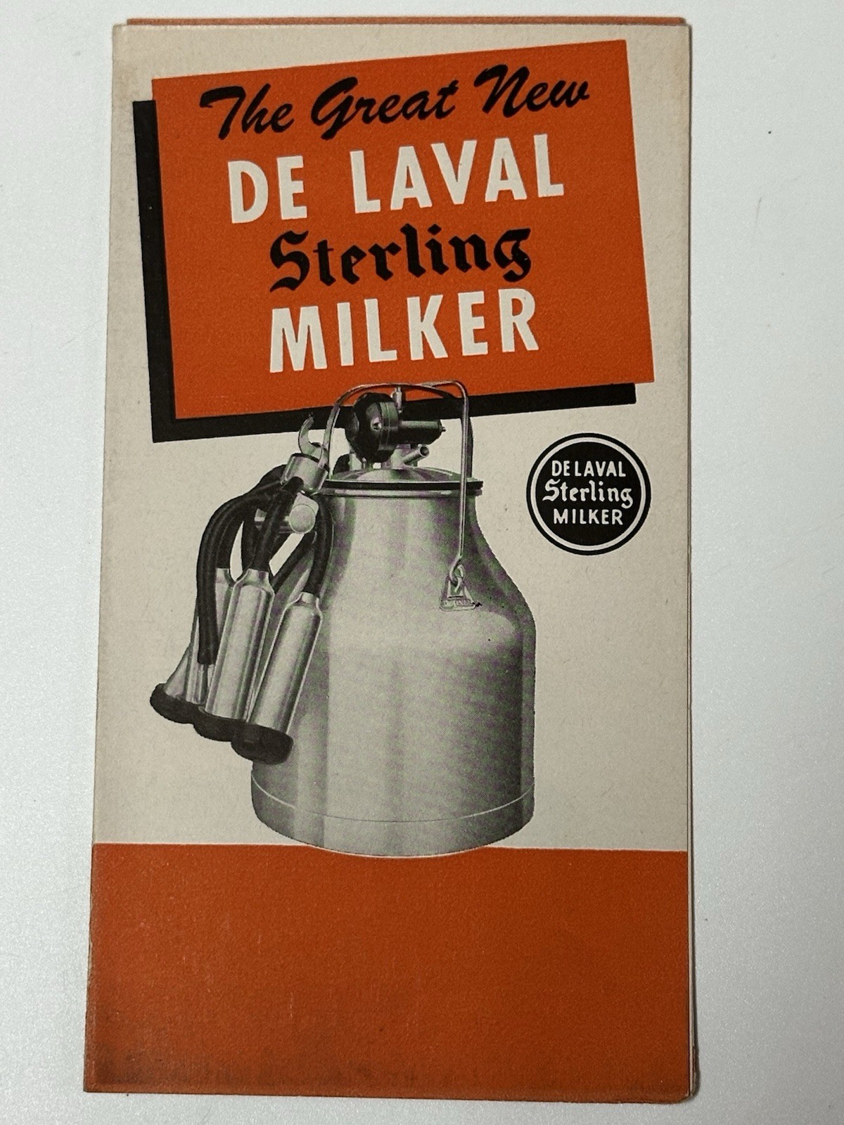 1950&rsquo;s De Laval Dairy Milking Machine pamphlet (22A)