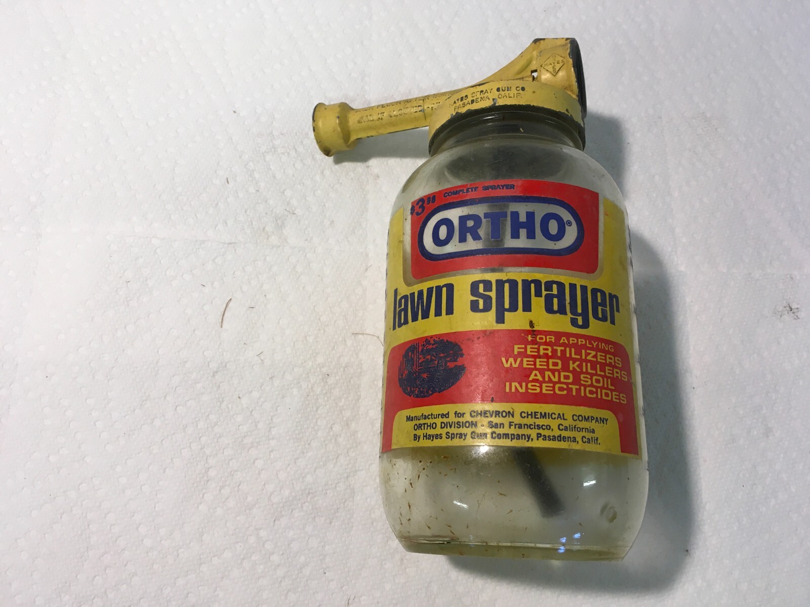 Vintage Ortho Lawn Sprayer Metal Top