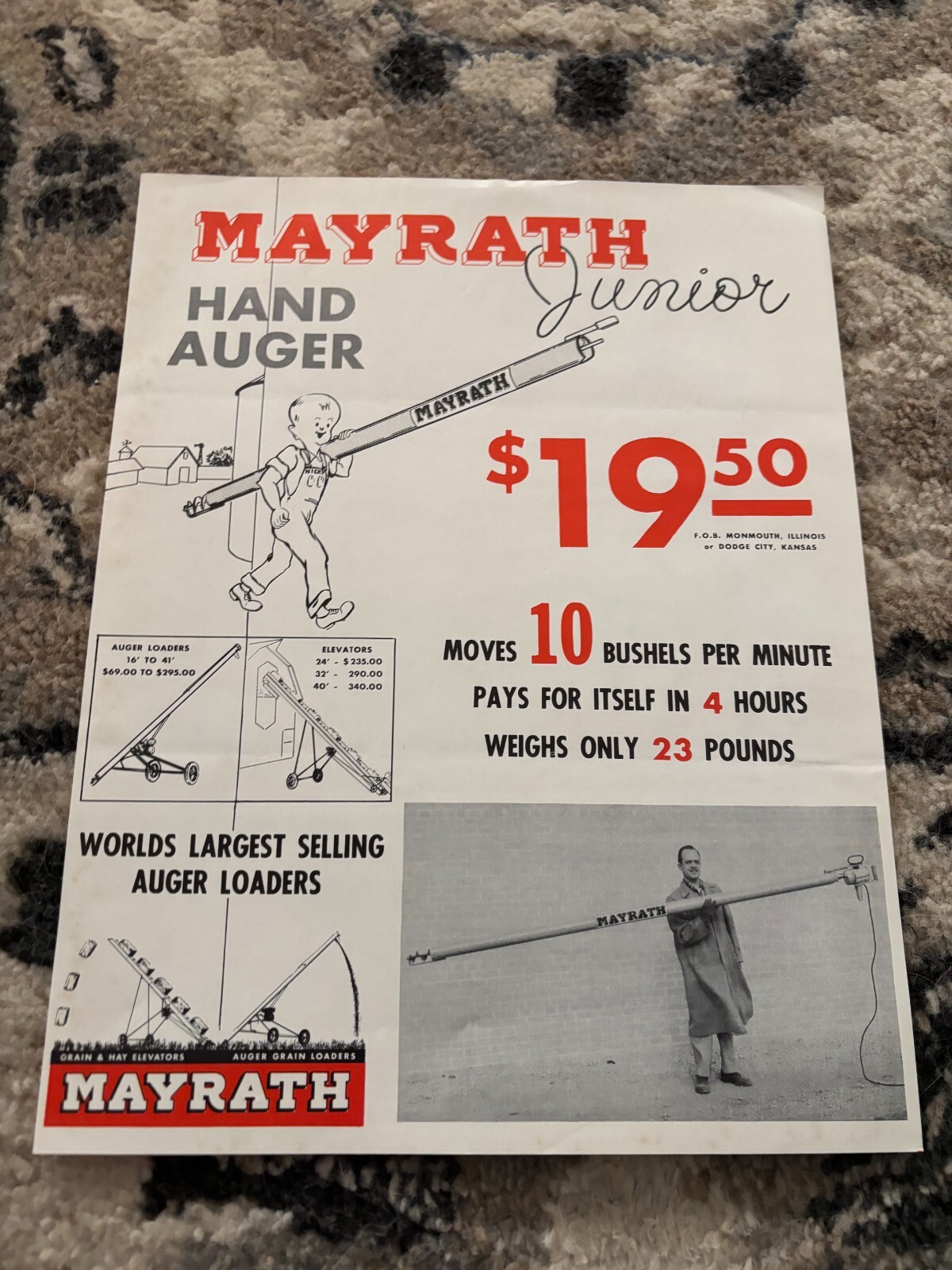 Mayrath Junior Elevator Brochure FCCA25