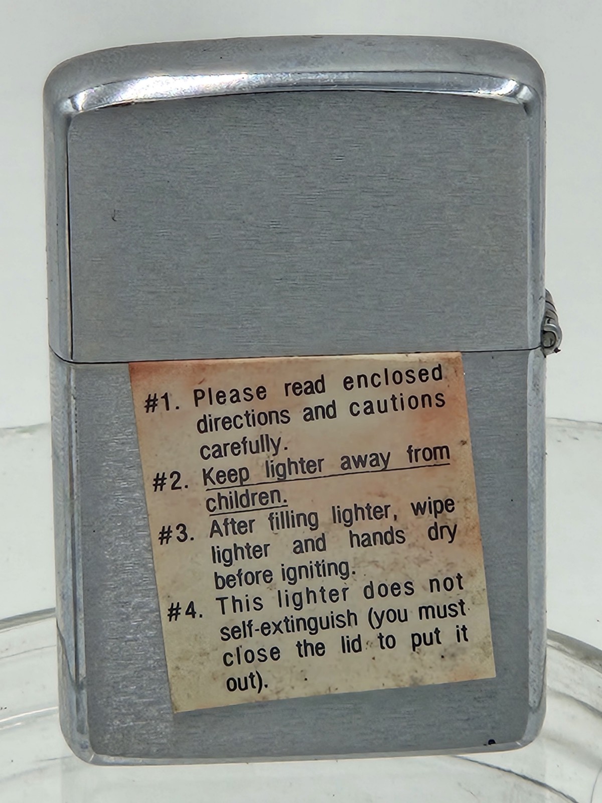 Vintage Hit & Miss engine advertising ZIPPO lighter in original box. NOS!