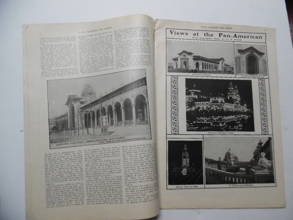 1901 Wool and Sheep Markets Journal Devoted To Sheep Cultural Pan-American Expo