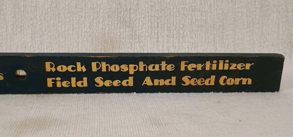 Hulting Hybrids Seed Corn Agriculture Advertising 18&Prime; Ruler Level Geneseo IL
