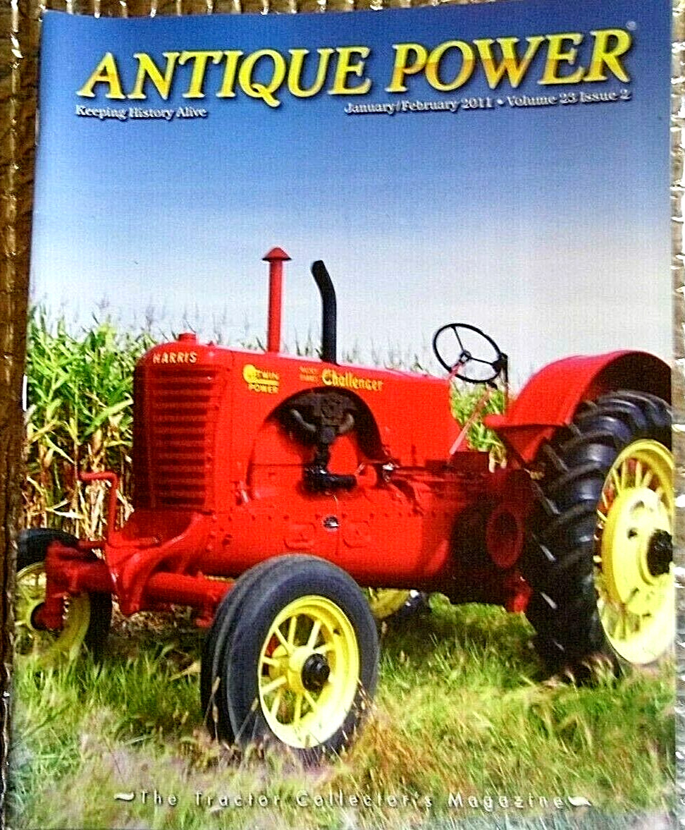 ANTIQUE POWER Magazine January February 2011 Harris Challenger Tractor Cover