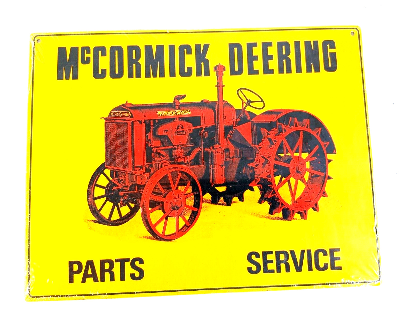 McCormick Deering Parts Service Cardboard Sign 11.75&Prime; x 9&Prime; #17657