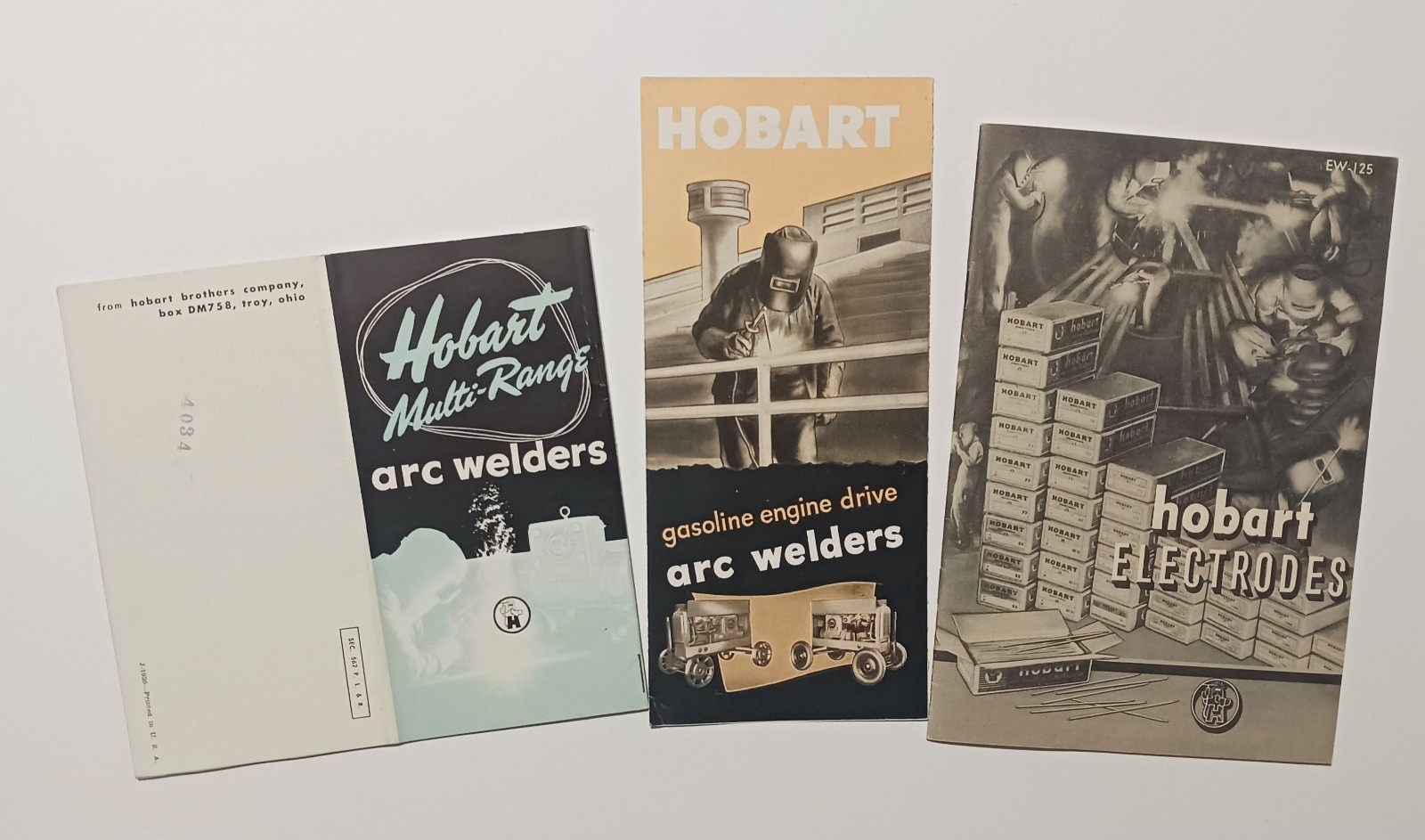 Vintage A Lot Of 3 Farm Advertising Hobart Arc Welders Brochure Mailer