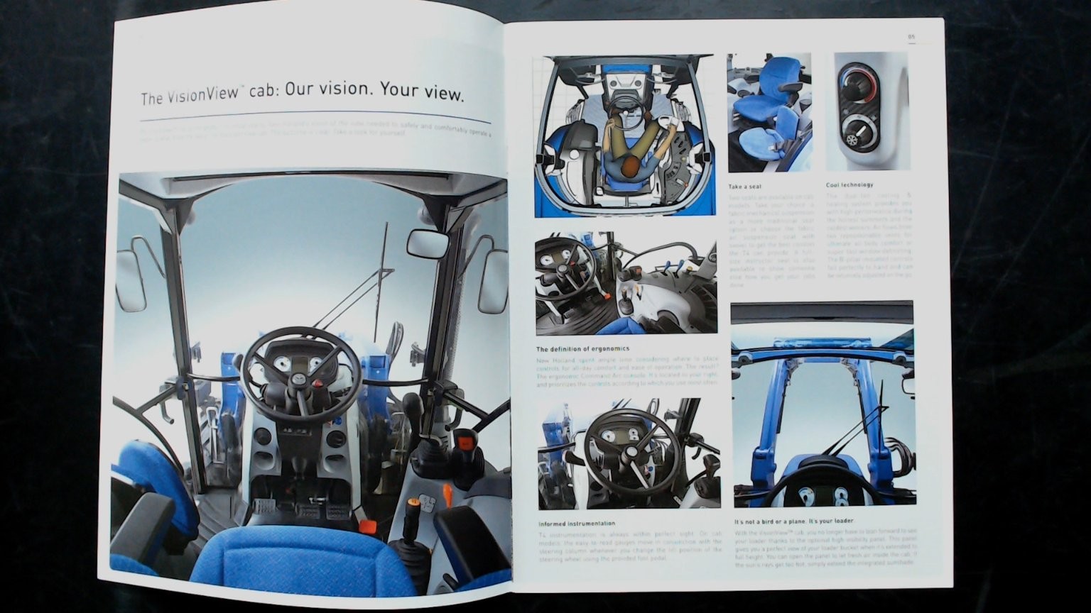 New Holland Agriculture T4 Series Brochure Vintage Tractor Catalog