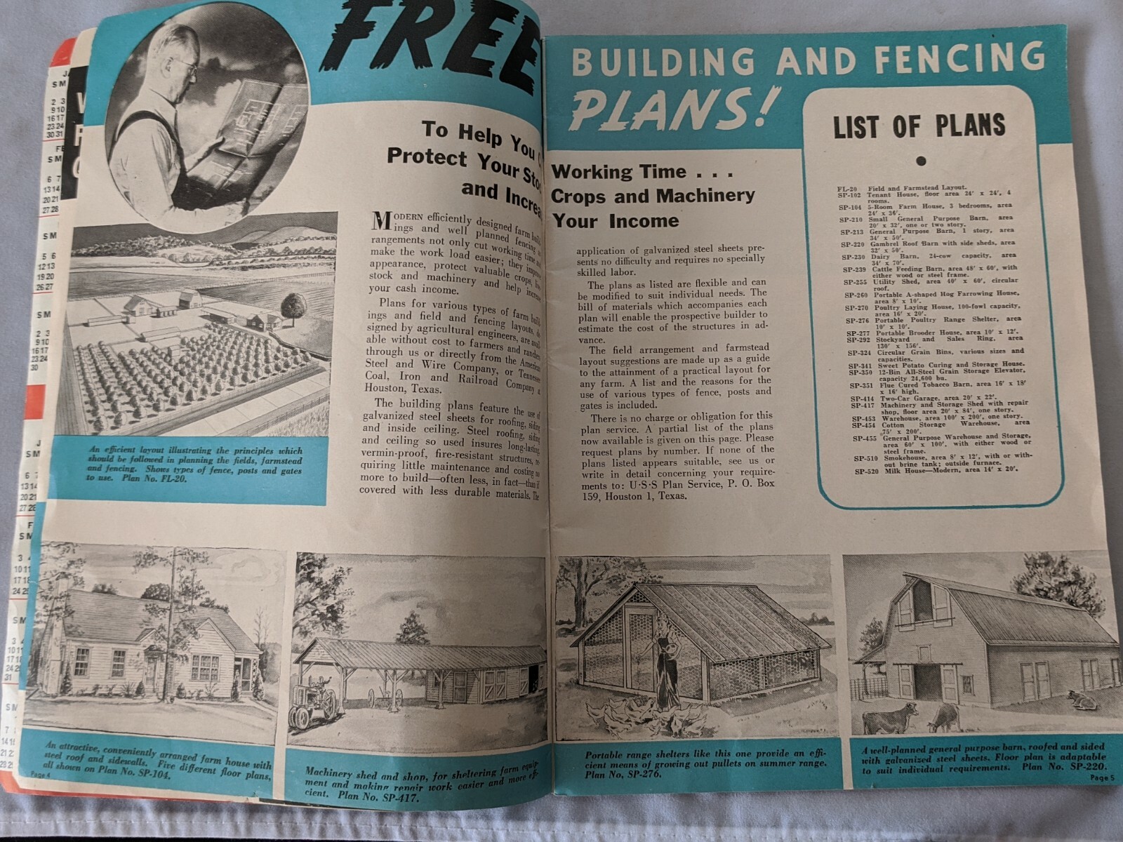 1944 USS Farmer&rsquo;s & Rancher&rsquo;s Handbook – Catalog Steel Products Fence Roof Nails