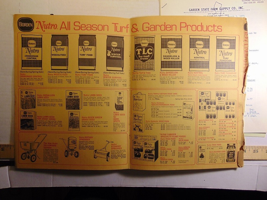 Vintage 1971 Borden Nutro Products Brochure With Dealer Price List