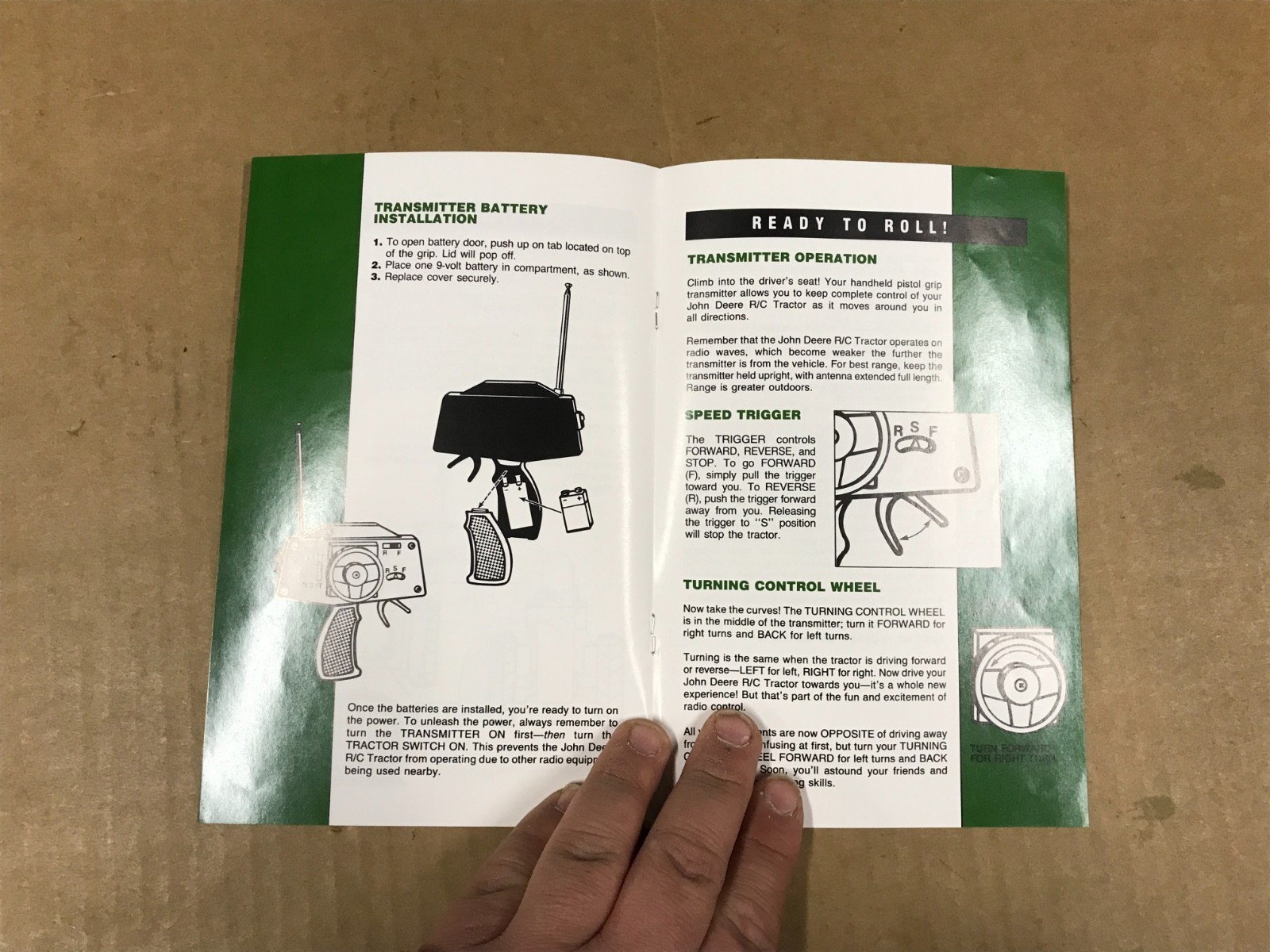 Vintage ERTL R/C John Deere Tractor Owner&rsquo;s Guide