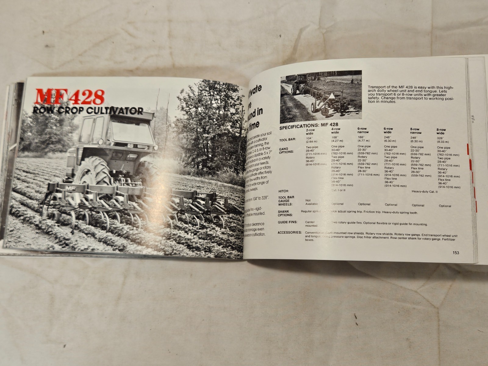 MASSEY-FERGUSON FARM MACHINERY GUIDE 1978 EDITION 212 PAGES
