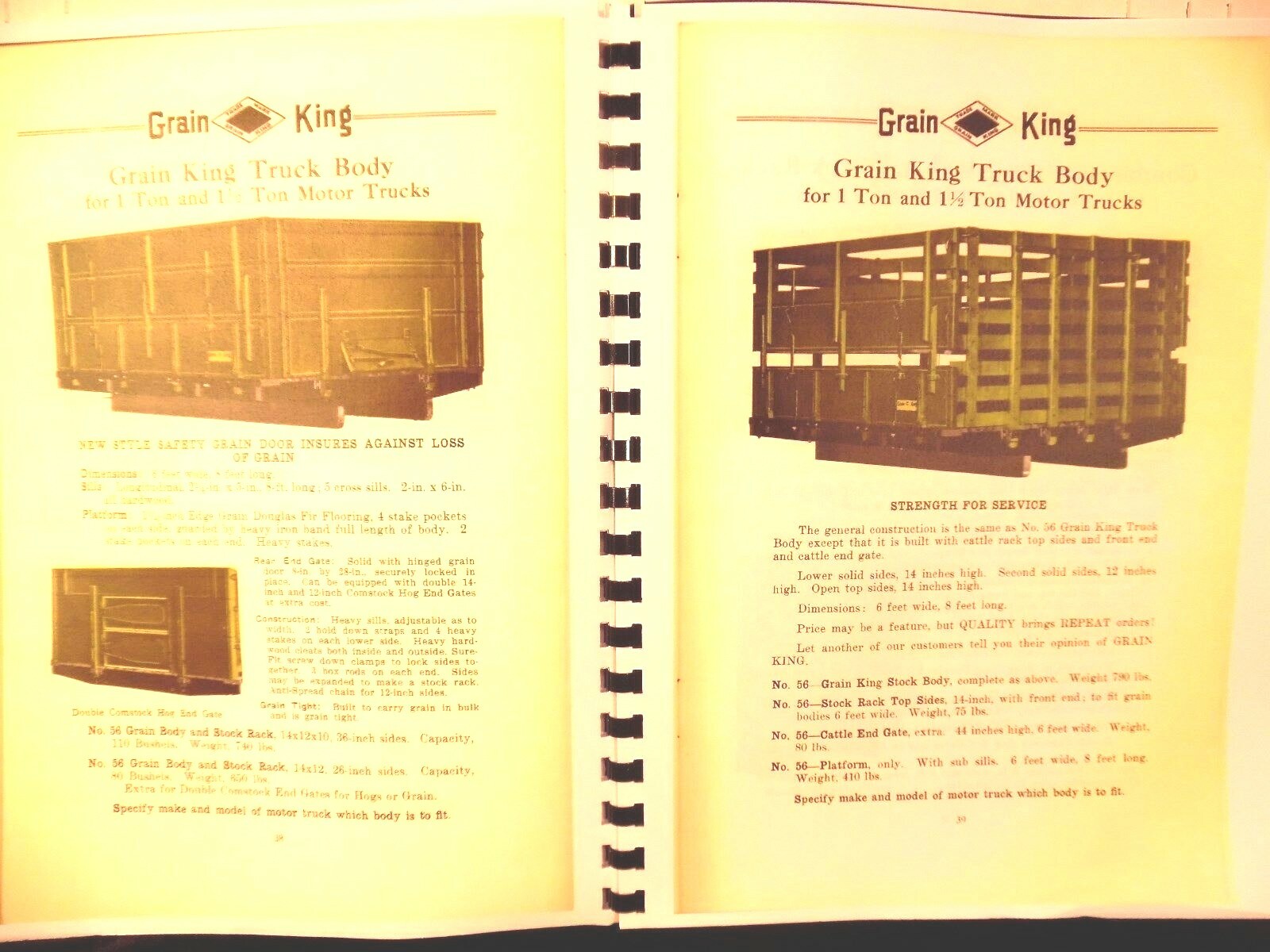 Grain-KIng Mfg, Co .Fine Farm Implements Cat. # 2 Minnesota Transfer Sales Book