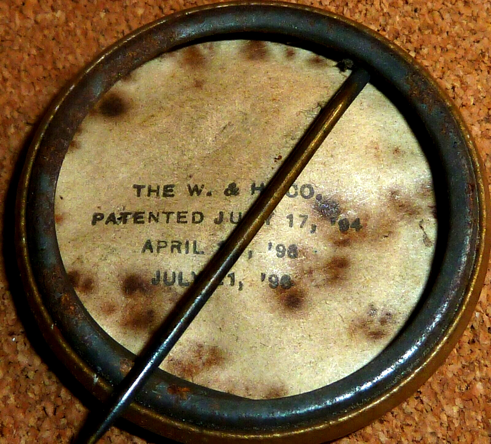Antique Sharples Cream Separator Pinback Farm Advertising Pin Button C. 1900